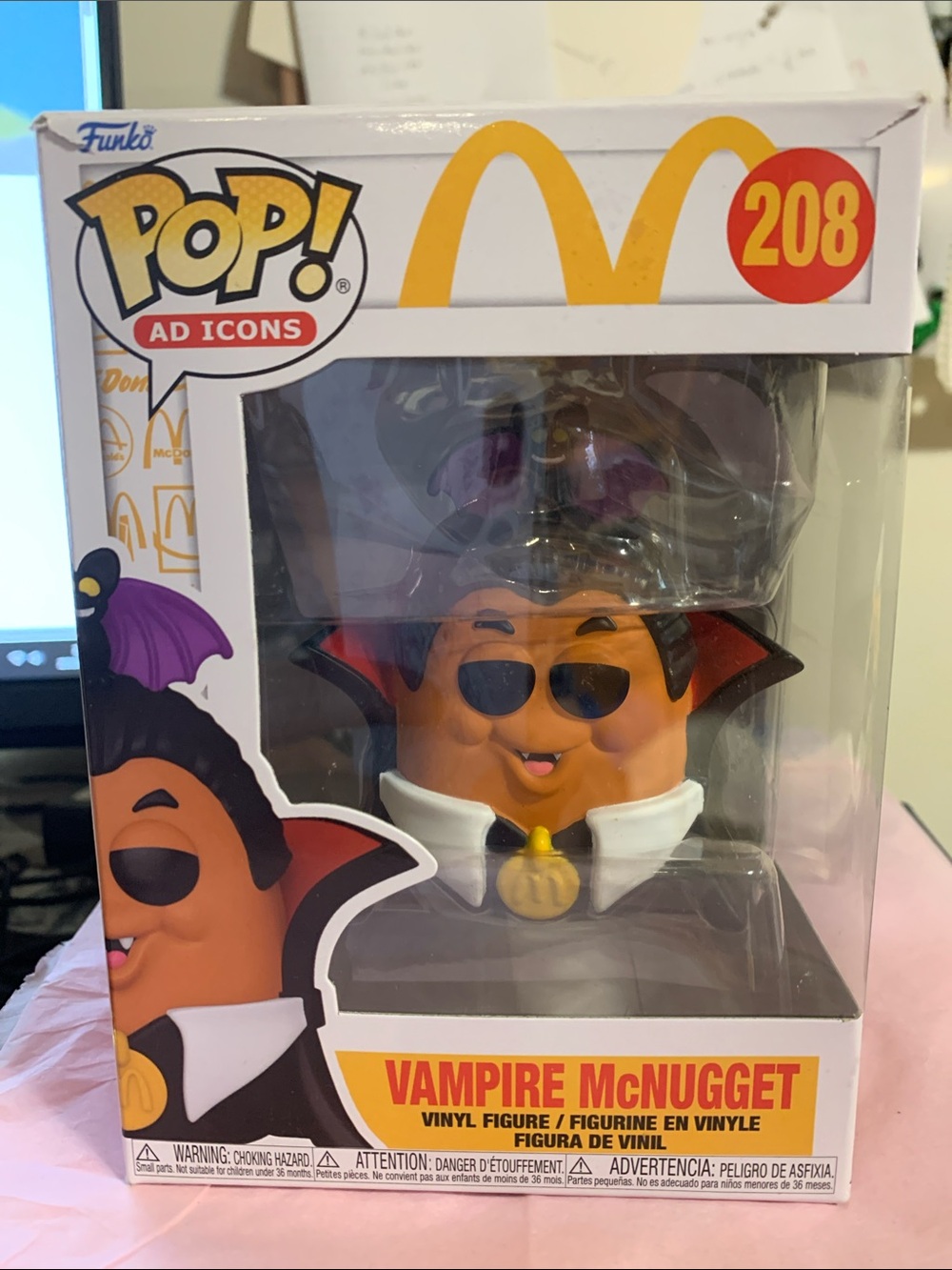 Funko Pop! Ad Icons Vampire McNugget - Orange, Black, Purple, Yellow, White